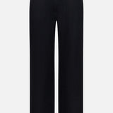 Cashmere Striped Wide Leg Pant