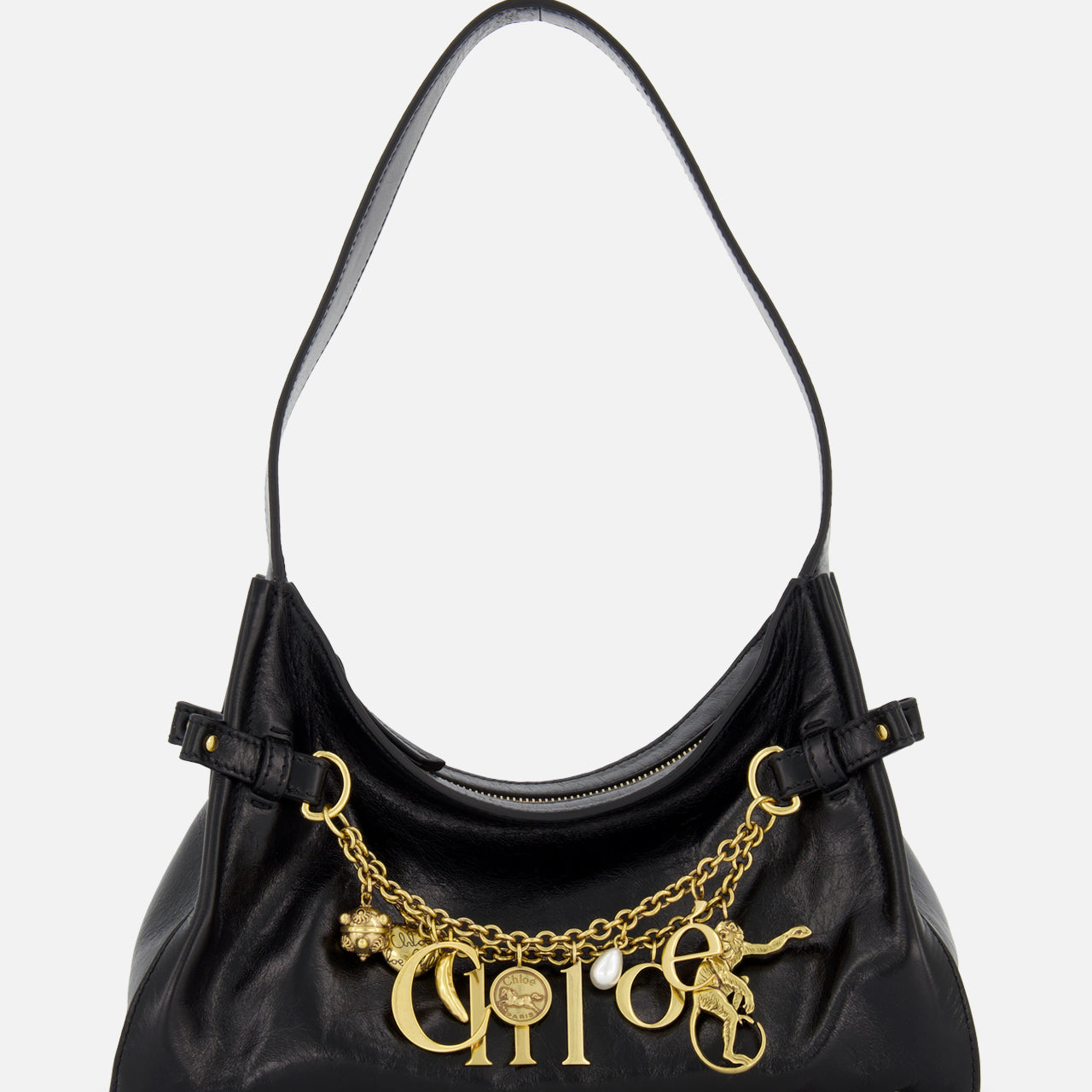 Chloé Charms Leather Shoulder Bag (14685927440747)