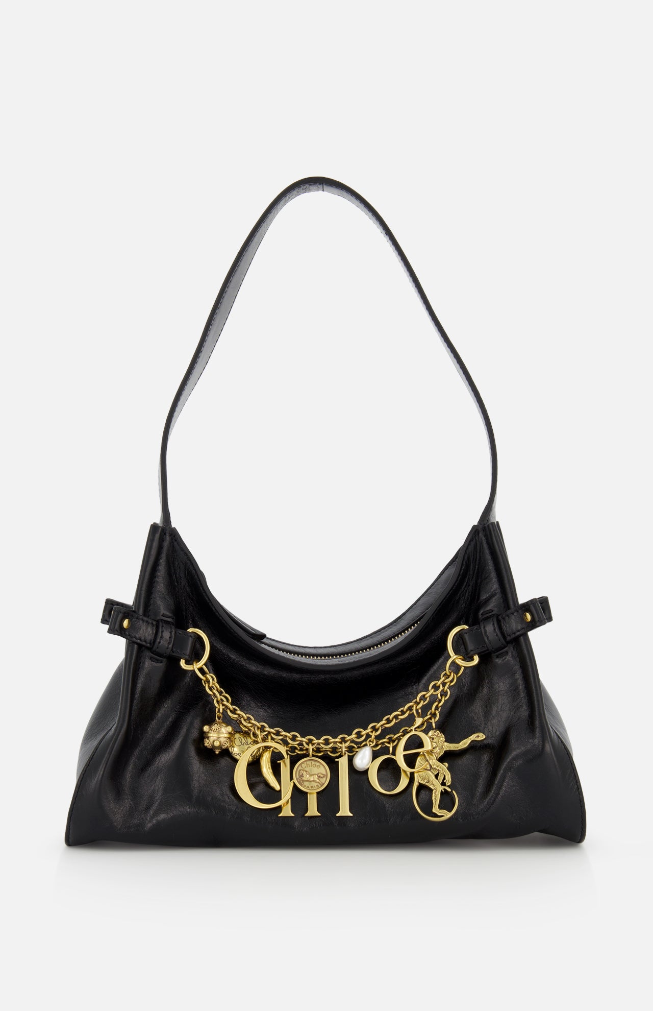 Chloé Charms Leather Shoulder Bag (14685927440747)