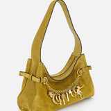 Chloé Charms Suede Shoulder Bag (14685927473515)