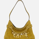 Chloé Charms Suede Shoulder Bag (14685927473515)