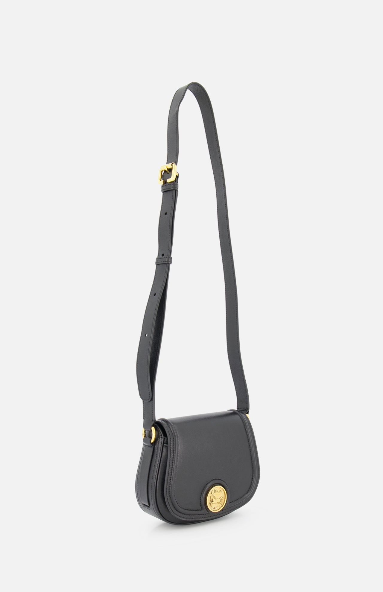 Horse Medal Small Leather Saddle Bag (14685927539051)