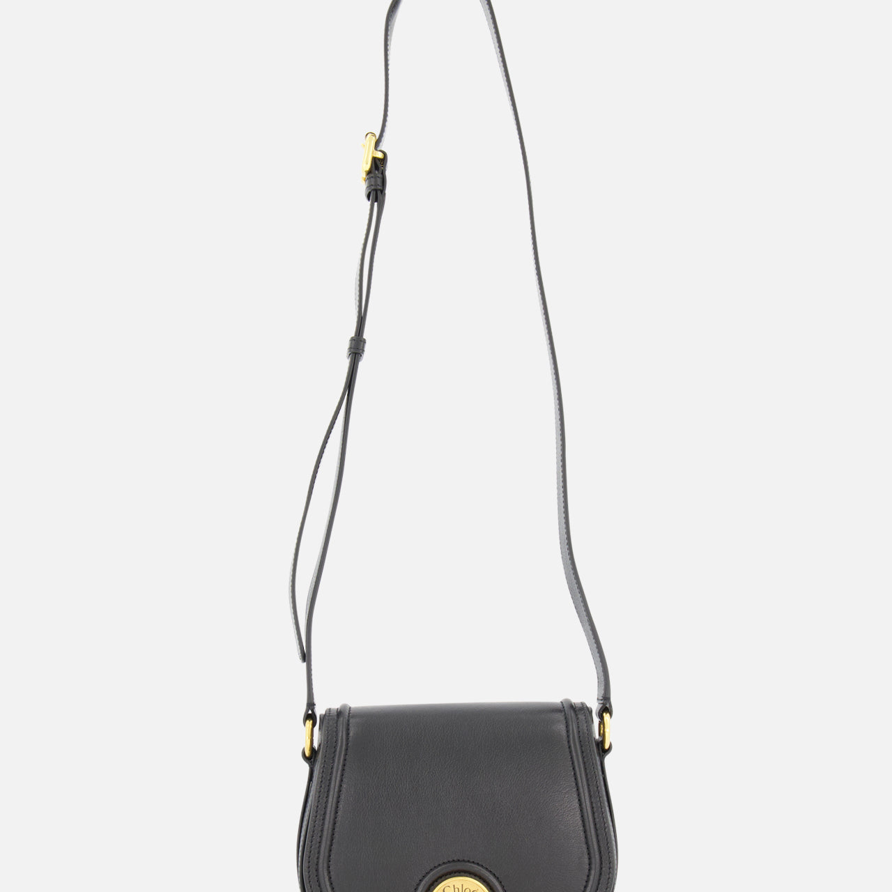 Horse Medal Small Leather Saddle Bag (14685927539051)