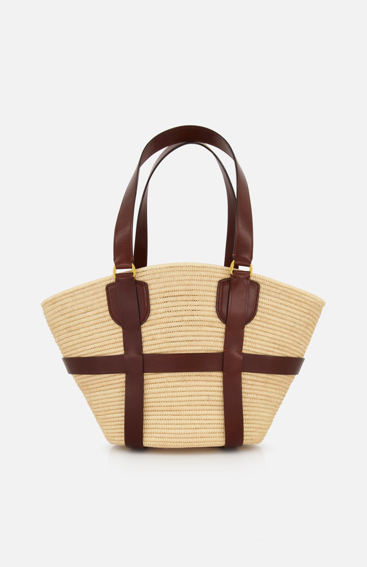 Large Basket Bag with Charms