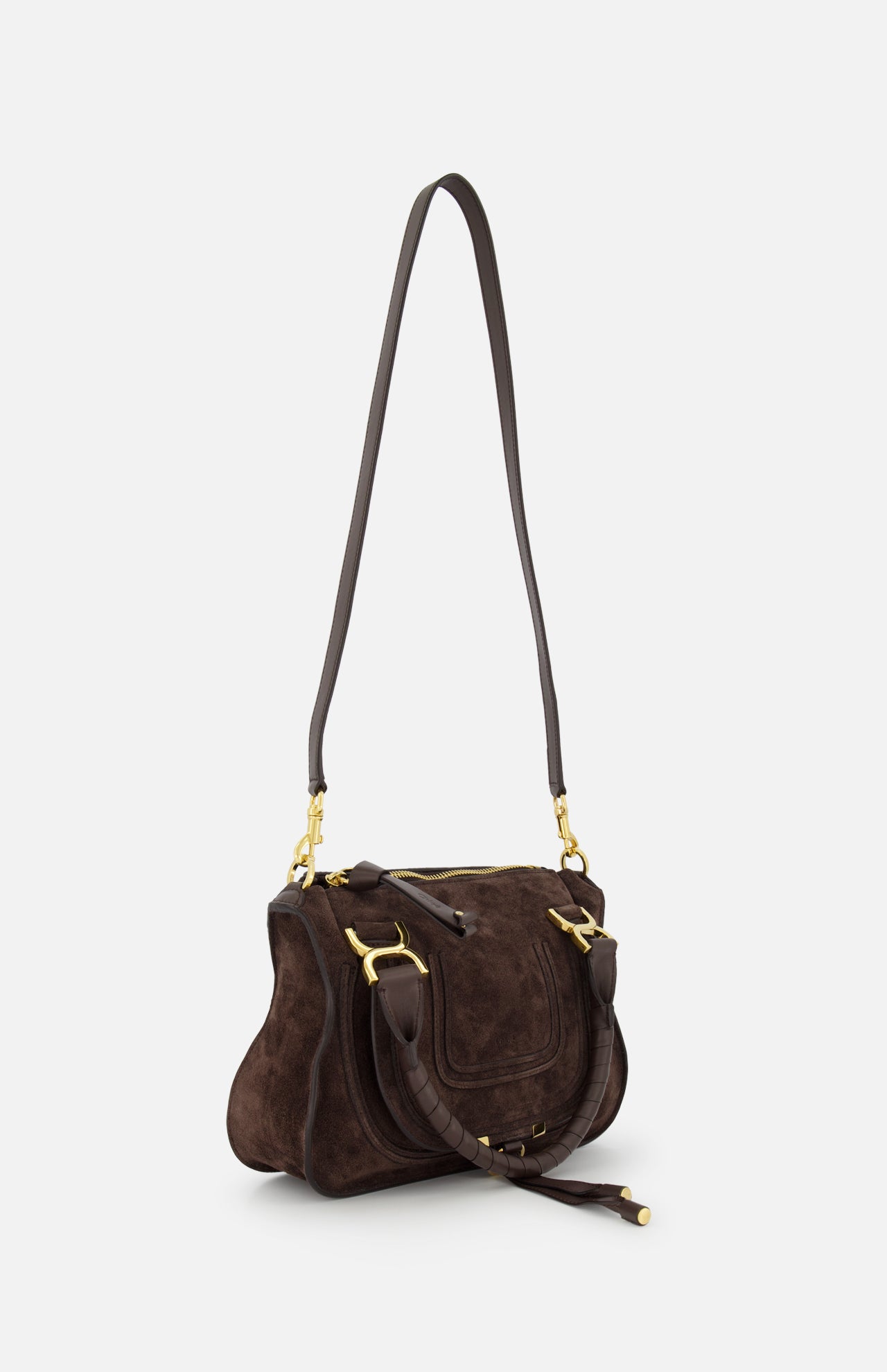 Marcie Suede Double Carry Bag (14685927670123)