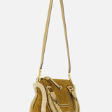 Marcie Shearling Top Handle Bag
