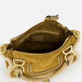 Marcie Shearling Top Handle Bag