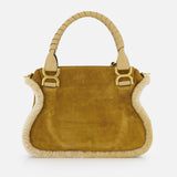 Marcie Shearling Top Handle Bag