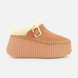 Nama Suede and Shearling Slipper
