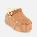 Nama Suede and Shearling Slipper