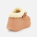 Nama Suede and Shearling Slipper
