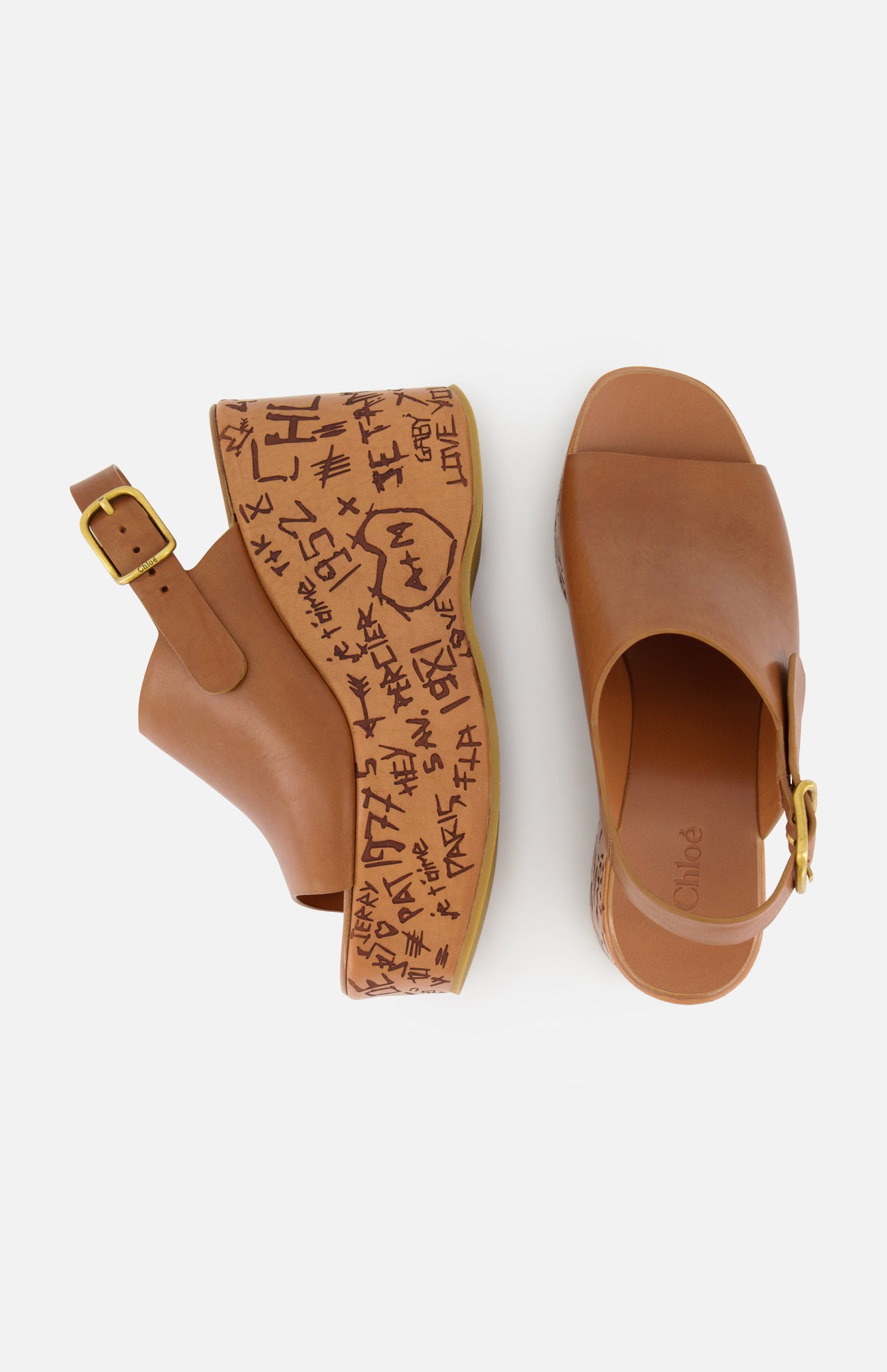 Chloé Women's Carved Wedge Sandals | A.K. Rikk's