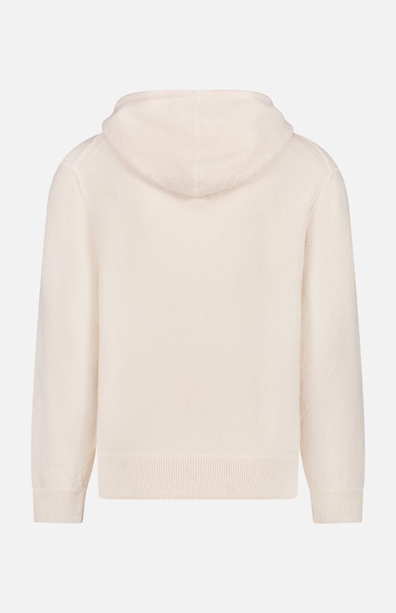 Knitted Bouclé Hoodie Sweatshirt (14622001004907)