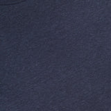 Close-up of a navy Long Sleeve T-shirt by CLOSED, featuring a round neckline and a small white "CLOSED" label. This lightweight tee combines comfort and style for everyday wear.