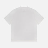The CLOSED Printed Graphic T-Shirt is made of soft organic cotton, features a simple crew neckline, a small logo printed near the collar on the back, and is shown against a white background.