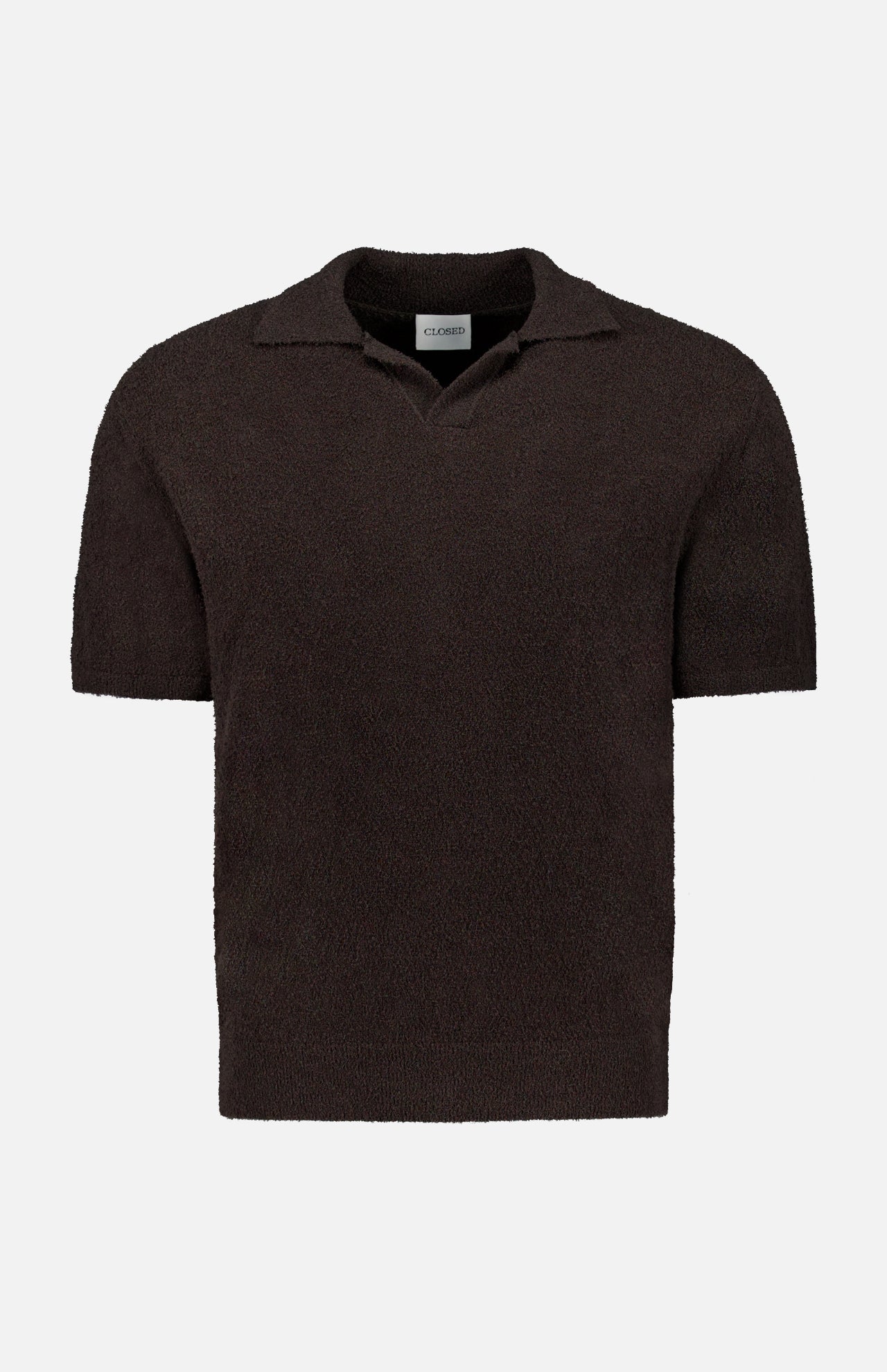 Textured Johnny Collar Polo Shirt (14660451336555)