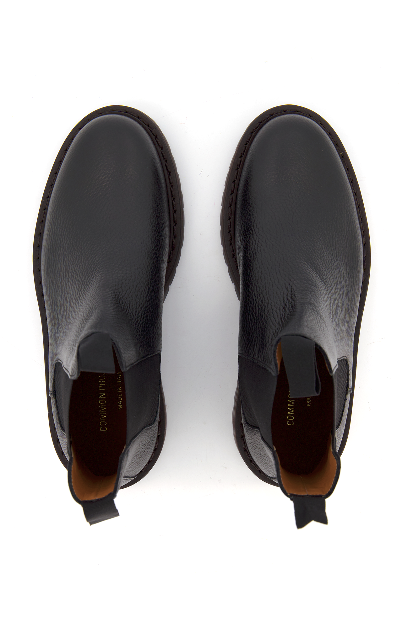 Common projects black chelsea 2025 boots