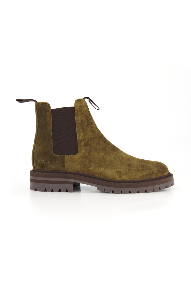 Common projects shop chelsea boots taupe