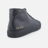 Men's Achilles Mid Leather Shoe Black (601146687499)