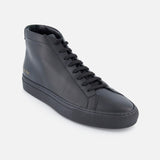 Men's Achilles Mid Leather Shoe Black (601146687499)