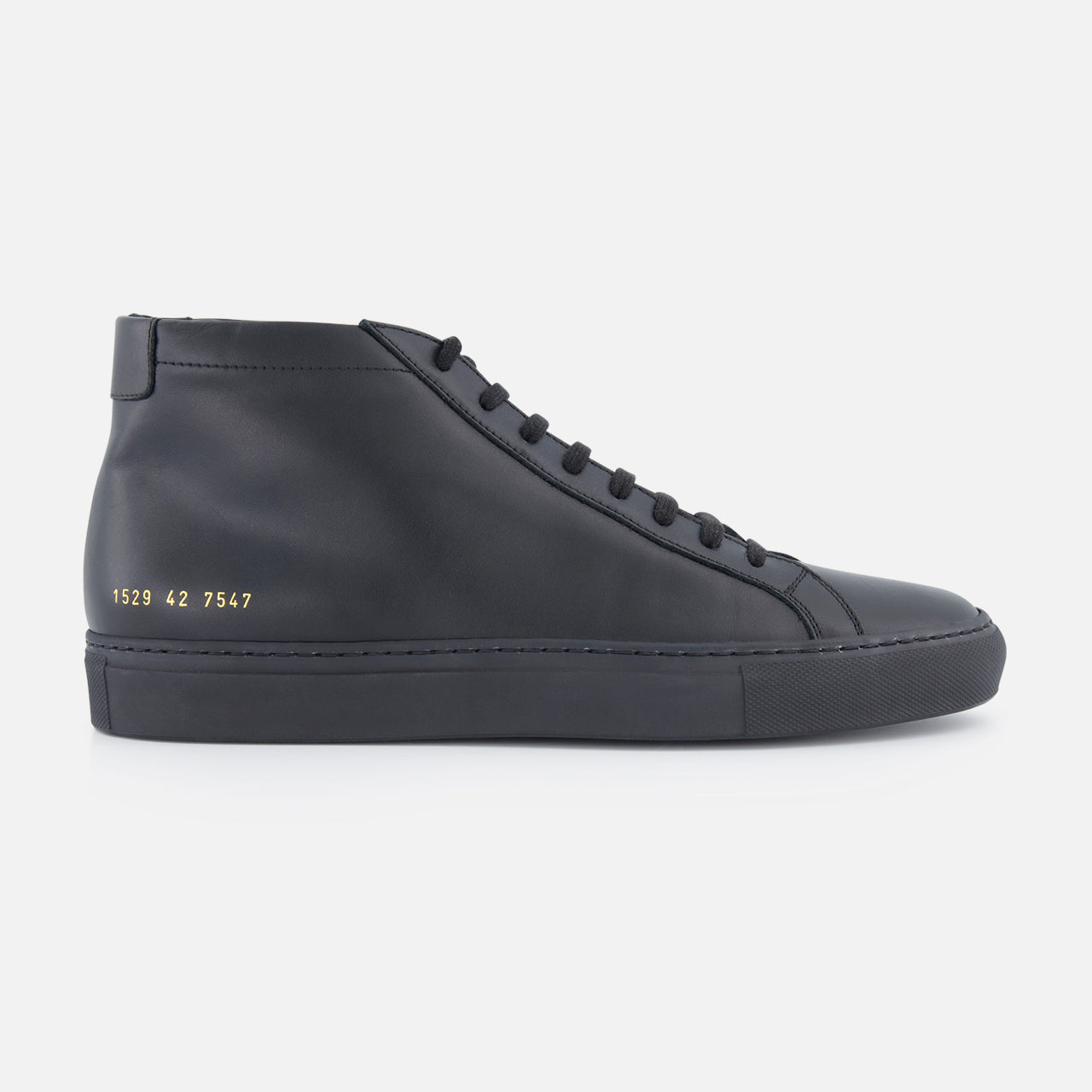 Men's Achilles Mid Leather Shoe Black (601146687499)