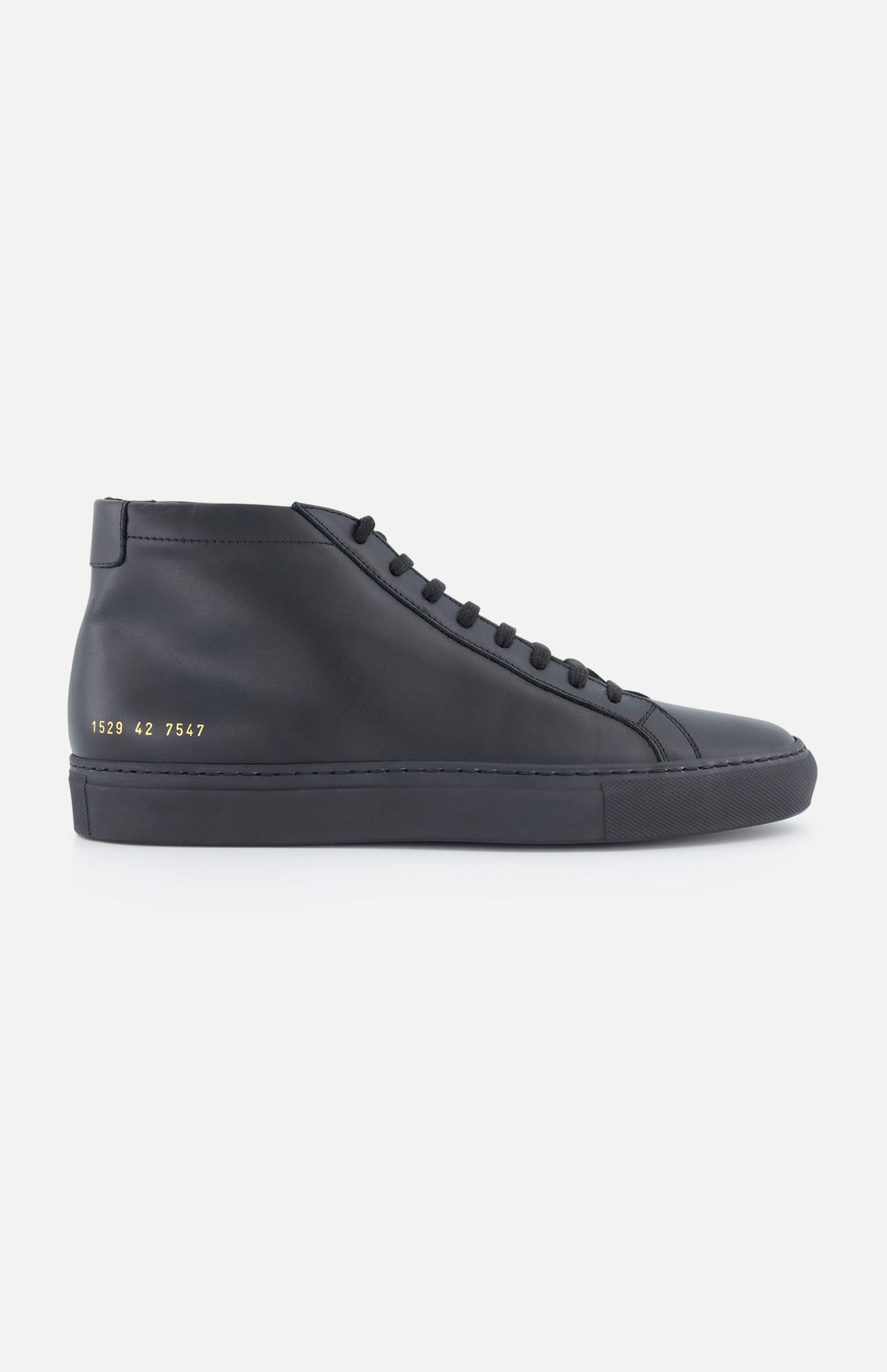 Men's Achilles Mid Leather Shoe Black (601146687499)