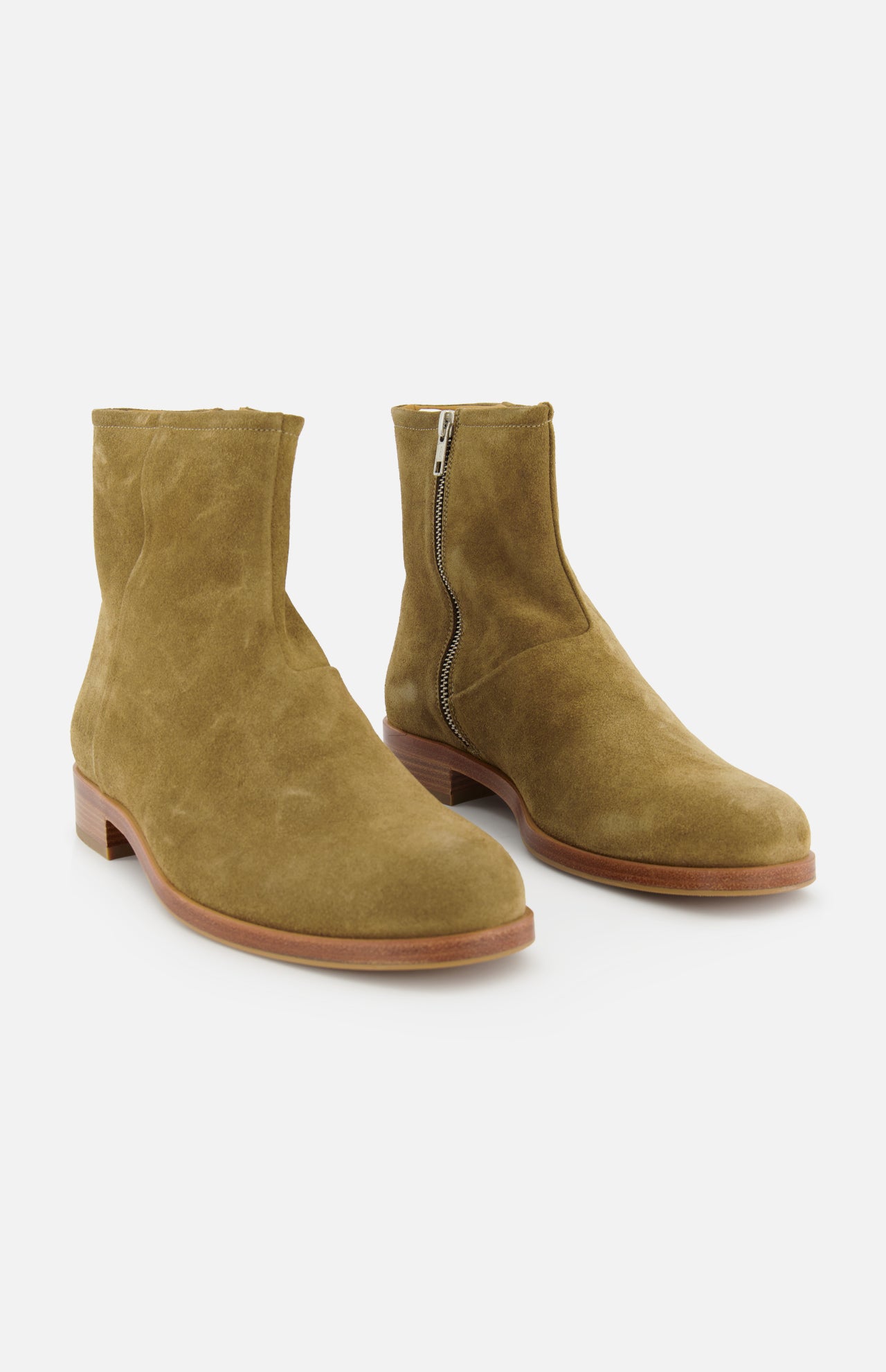 Suede Zipper Boot (14703000715627)