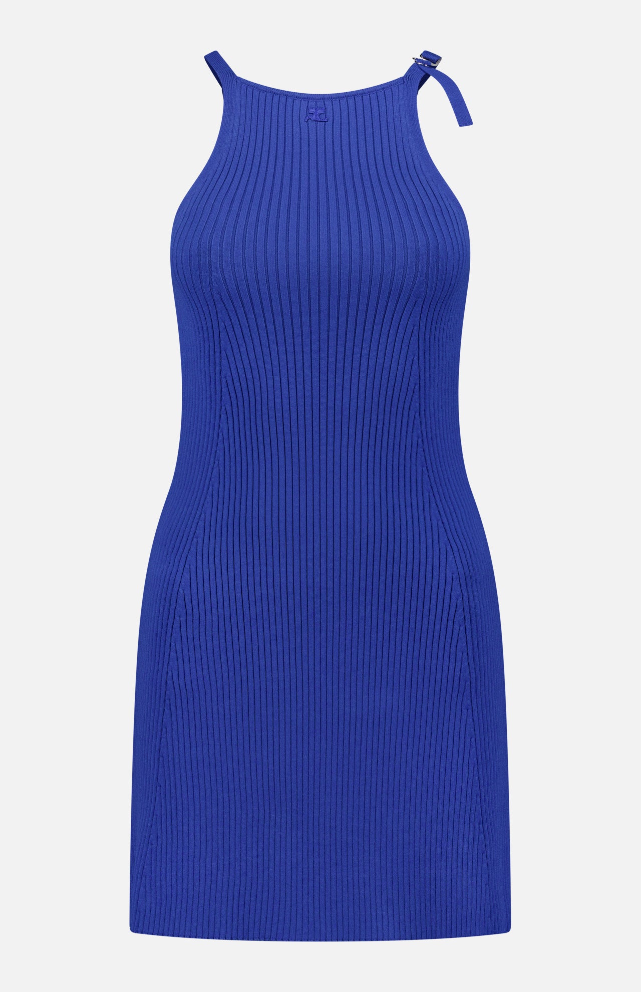 Buckle Rib Knit Dress (14661261001067)
