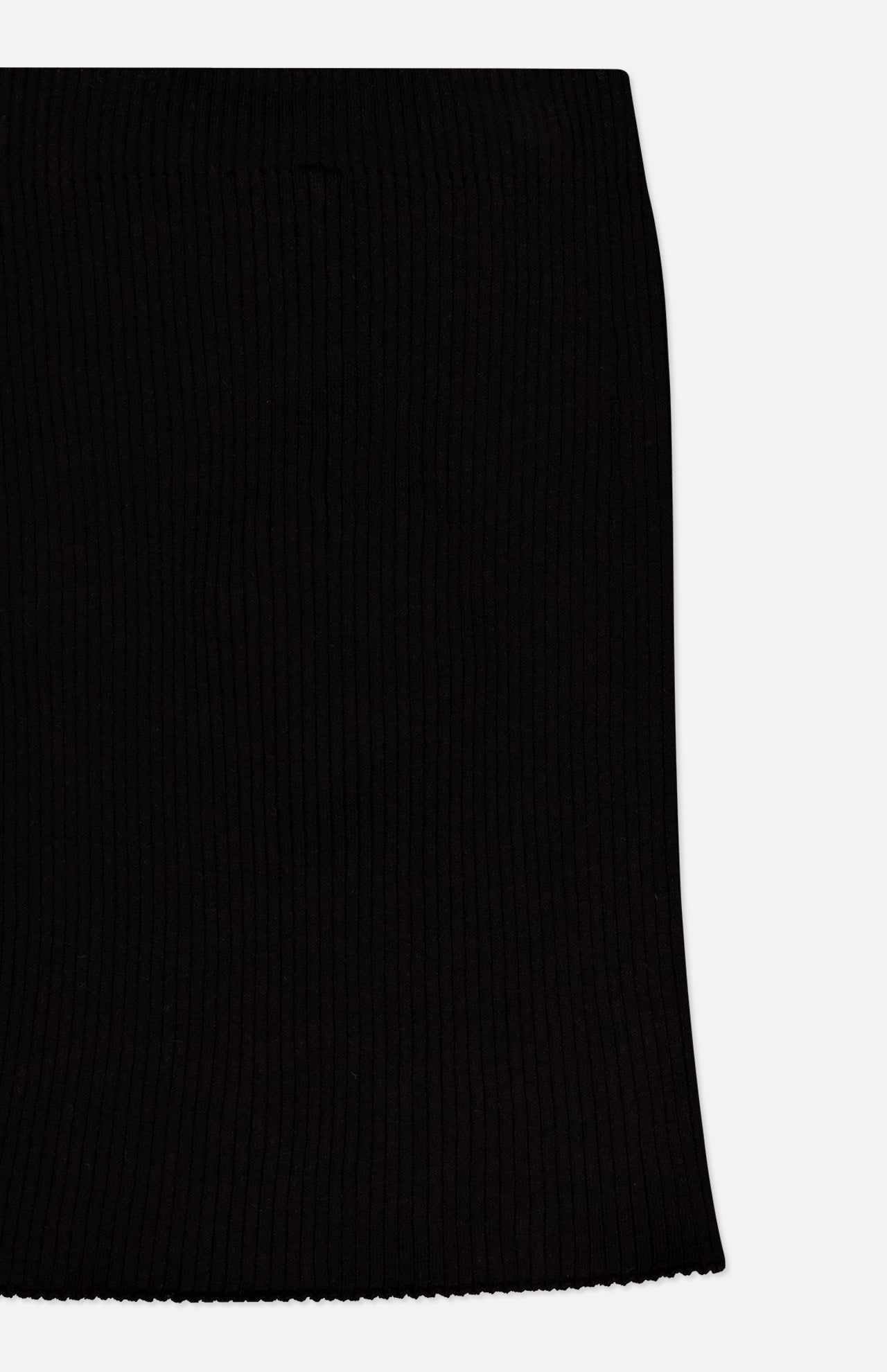 Buttoned Light Rib Mini Skirt (14658339668331)
