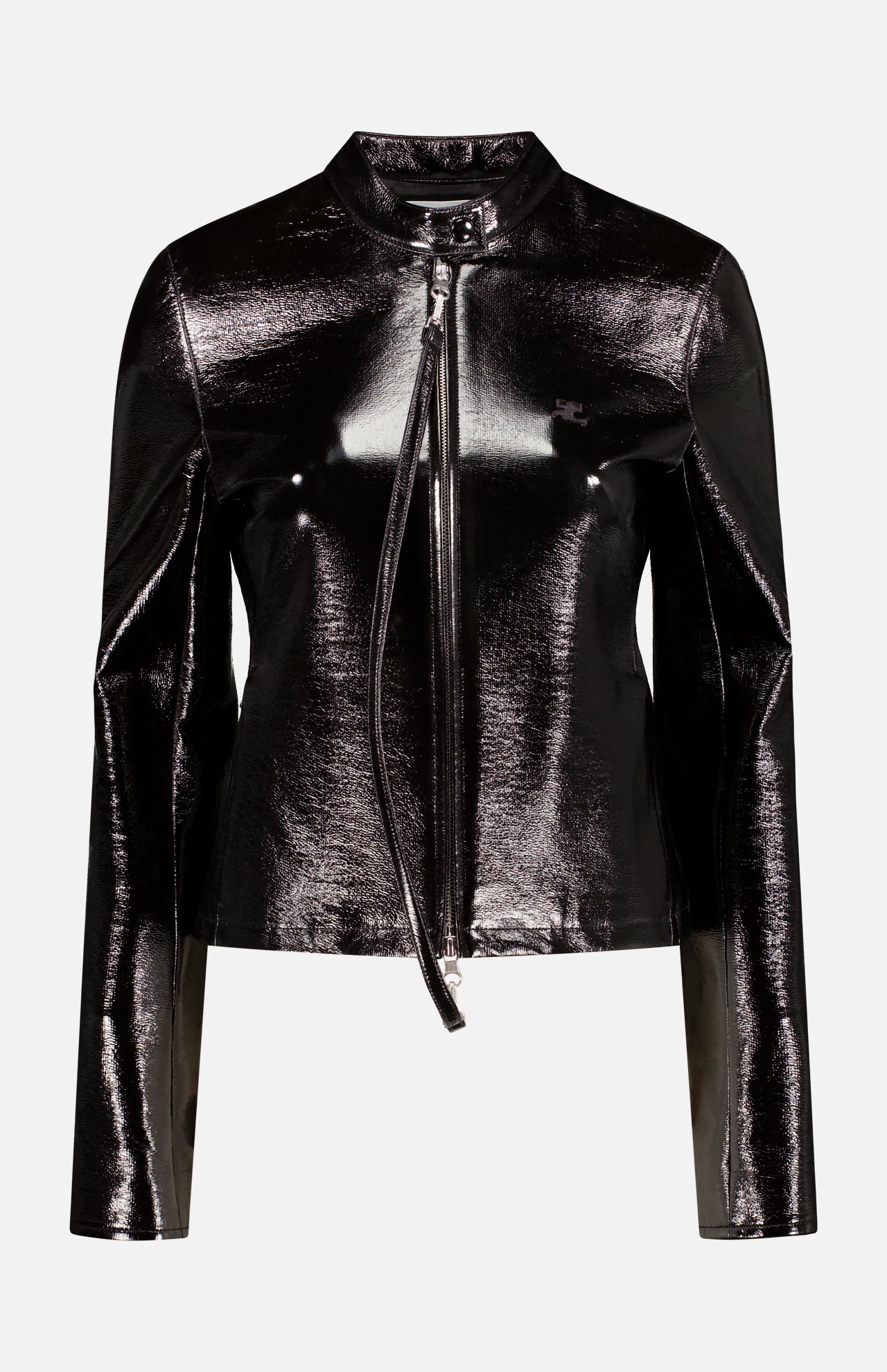 City Vinyl Jacket with Detachable Zipper Pull (14622007001451)