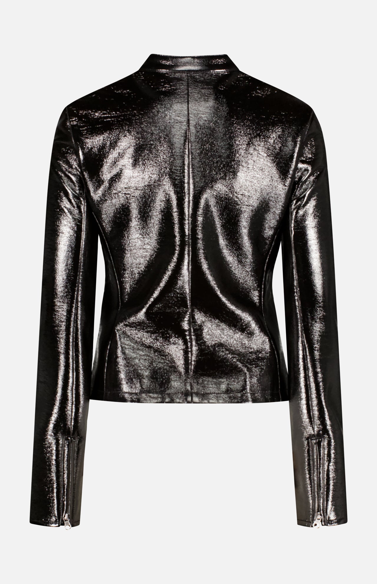 City Vinyl Jacket with Detachable Zipper Pull (14622007001451)