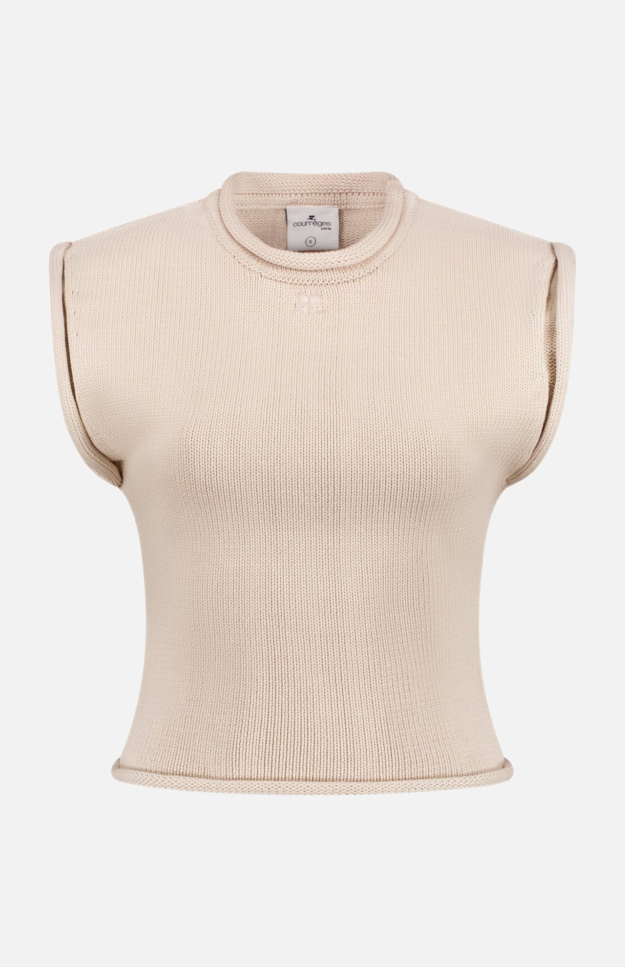 Cotton Knit Sleeveless Tank Top (14622007198059)