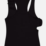 Double Buckle 90's Rib Tank Top (14622007132523)