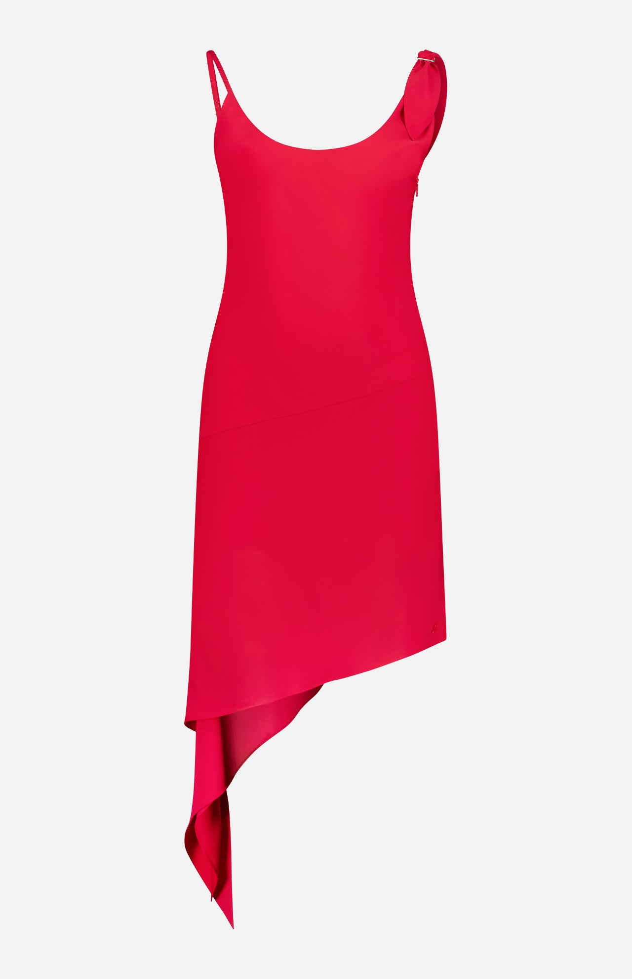 Knot Tech Crepe Dress (14622007099755)