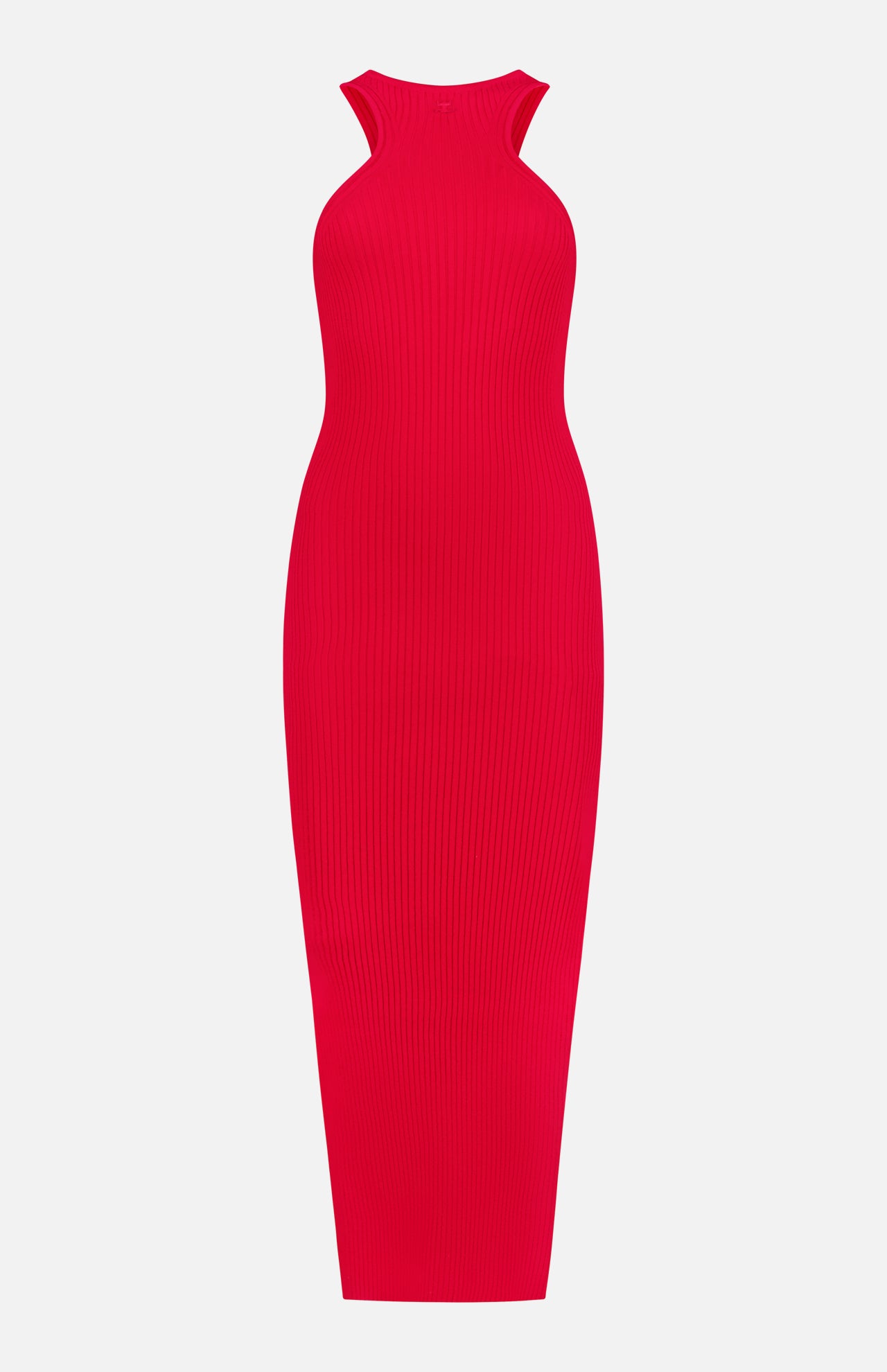 Scuba Rib Knit Long Dress (14622007230827)