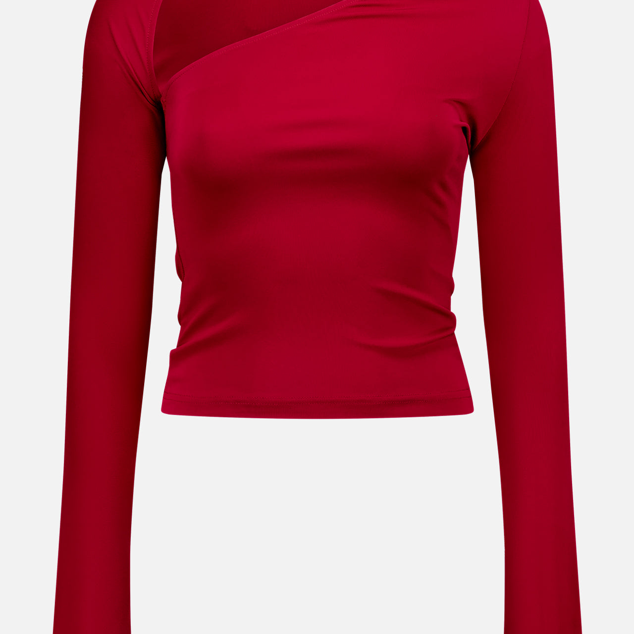 Slash Crepe Jersey Top (7700191314035)