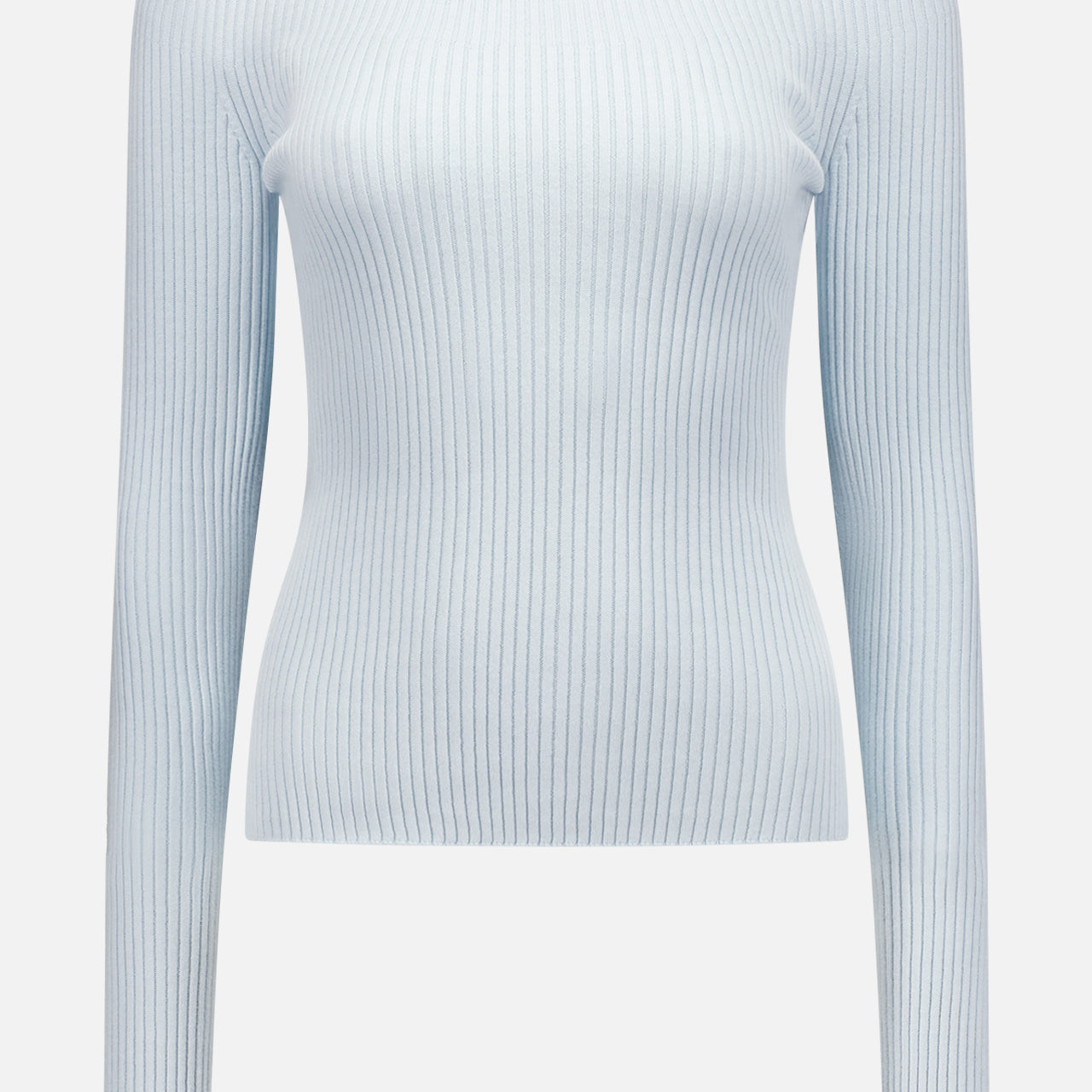 Solar Light Rib Mockneck Sweater (7482914439283)