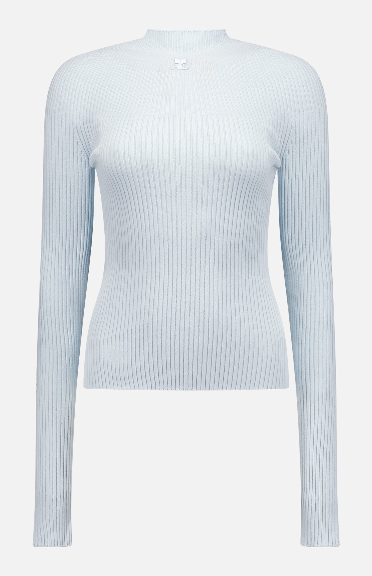 Solar Light Rib Mockneck Sweater (7482914439283)