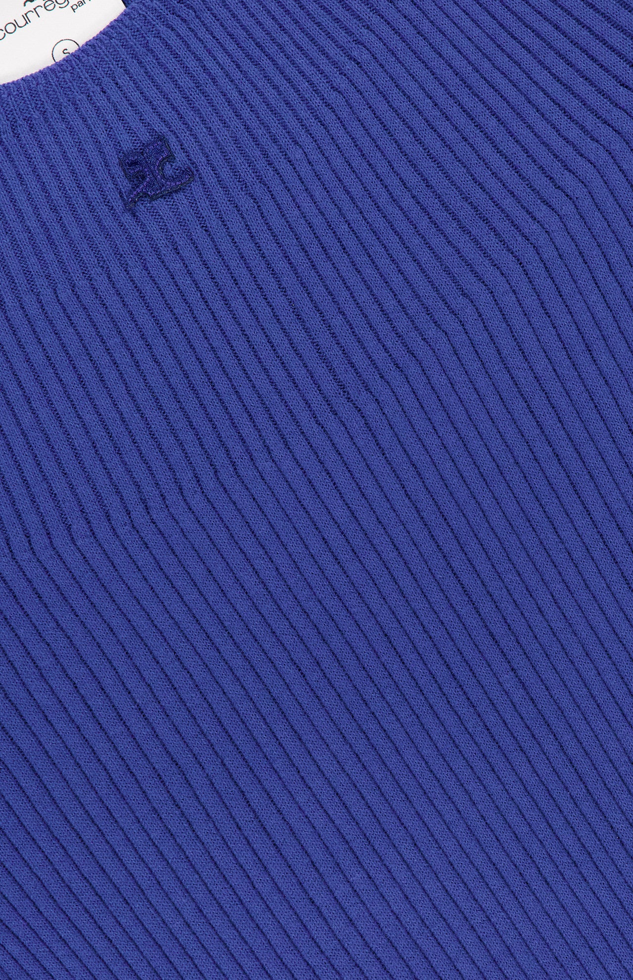 Solar Light Rib Short Sleeve Sweater (14658339602795)