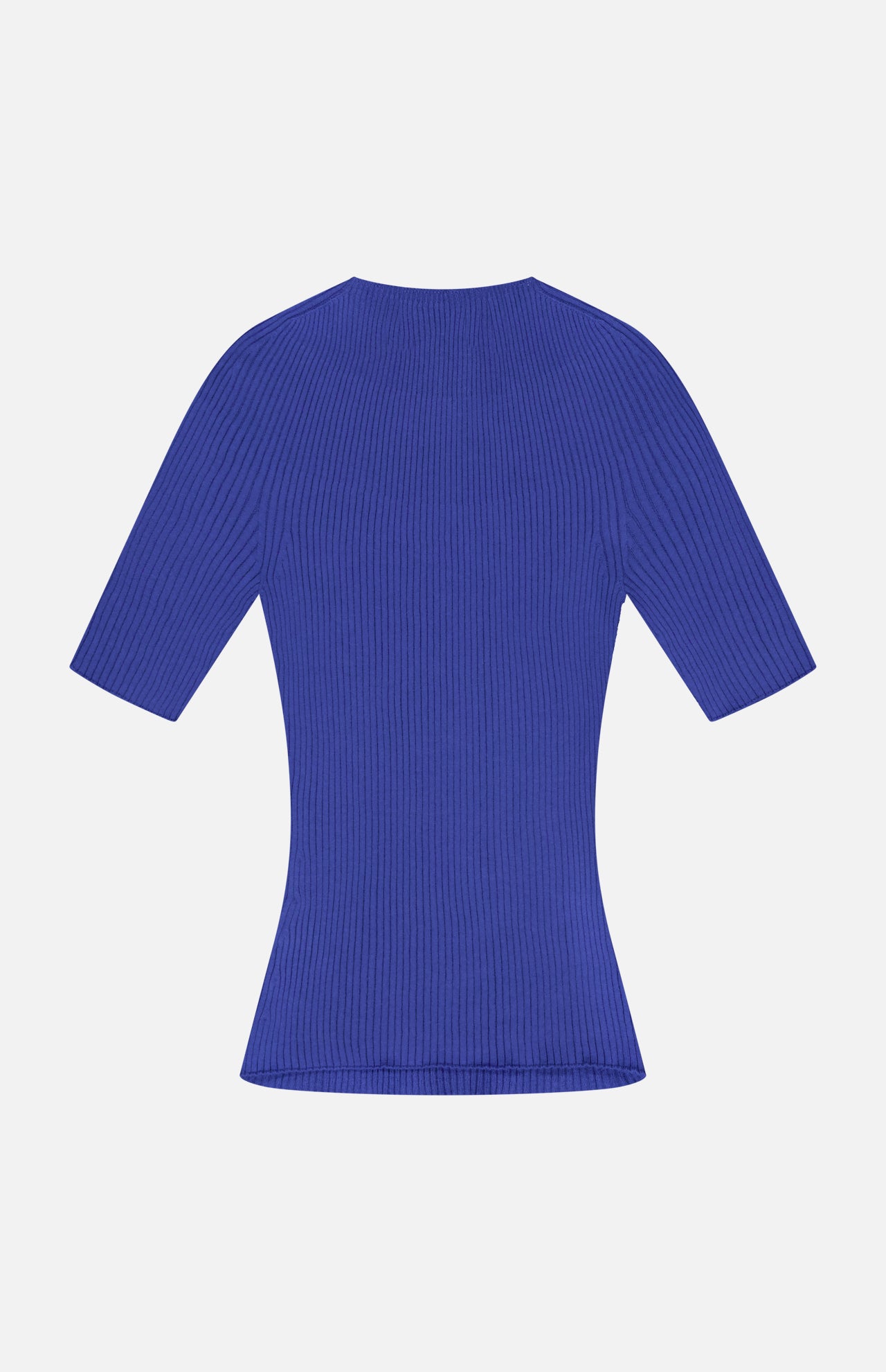 Solar Light Rib Short Sleeve Sweater (14658339602795)