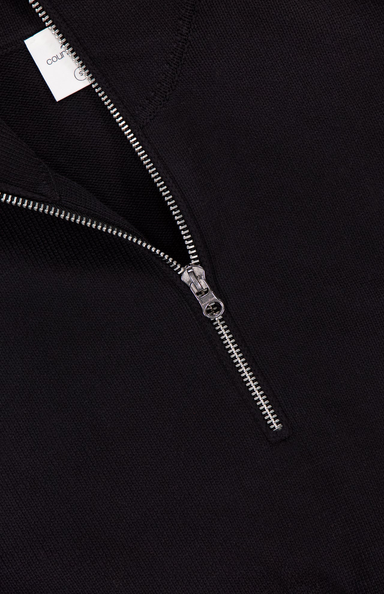 Trucker Cotton Zip Neck Sweater (14622006968683)
