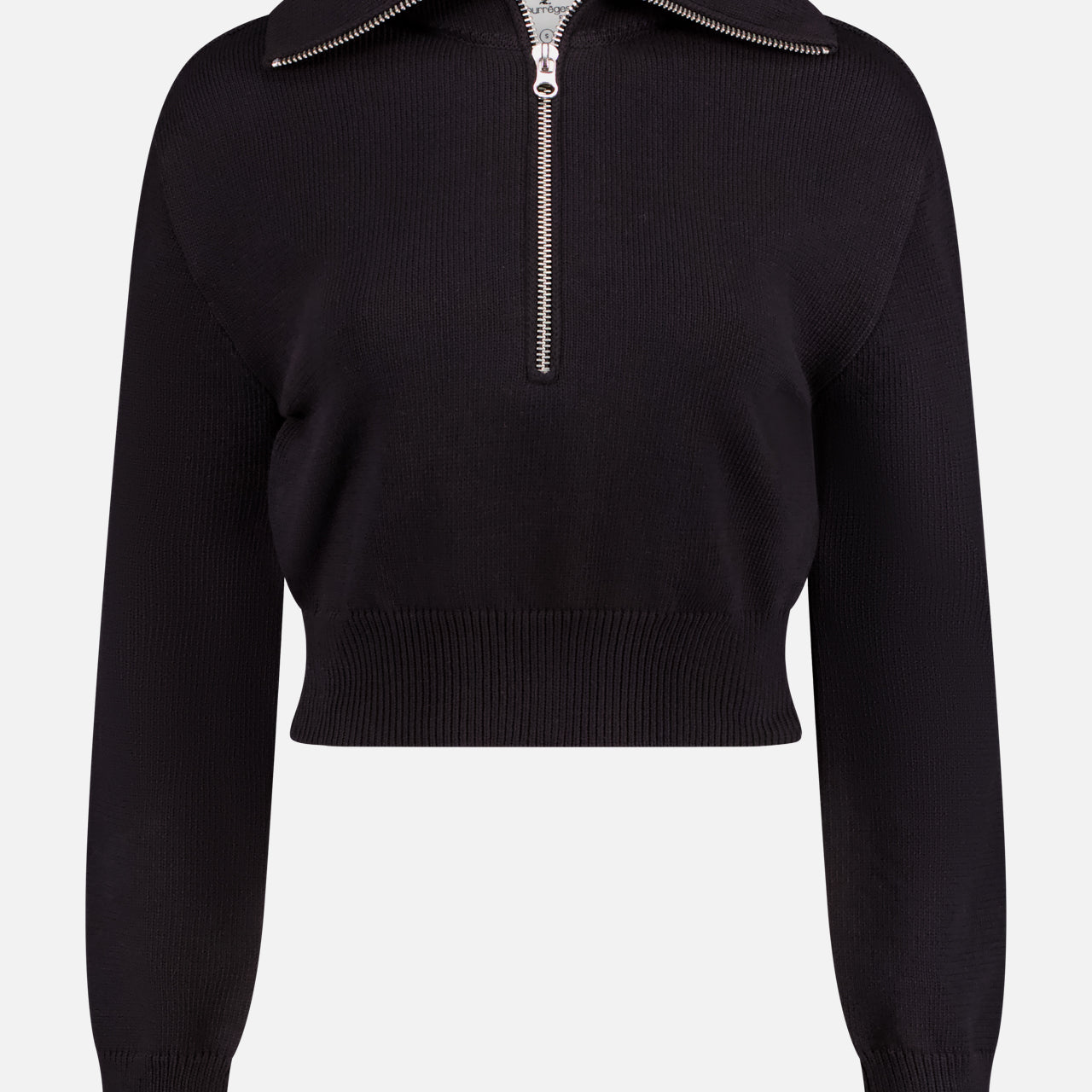 Trucker Cotton Zip Neck Sweater (14622006968683)