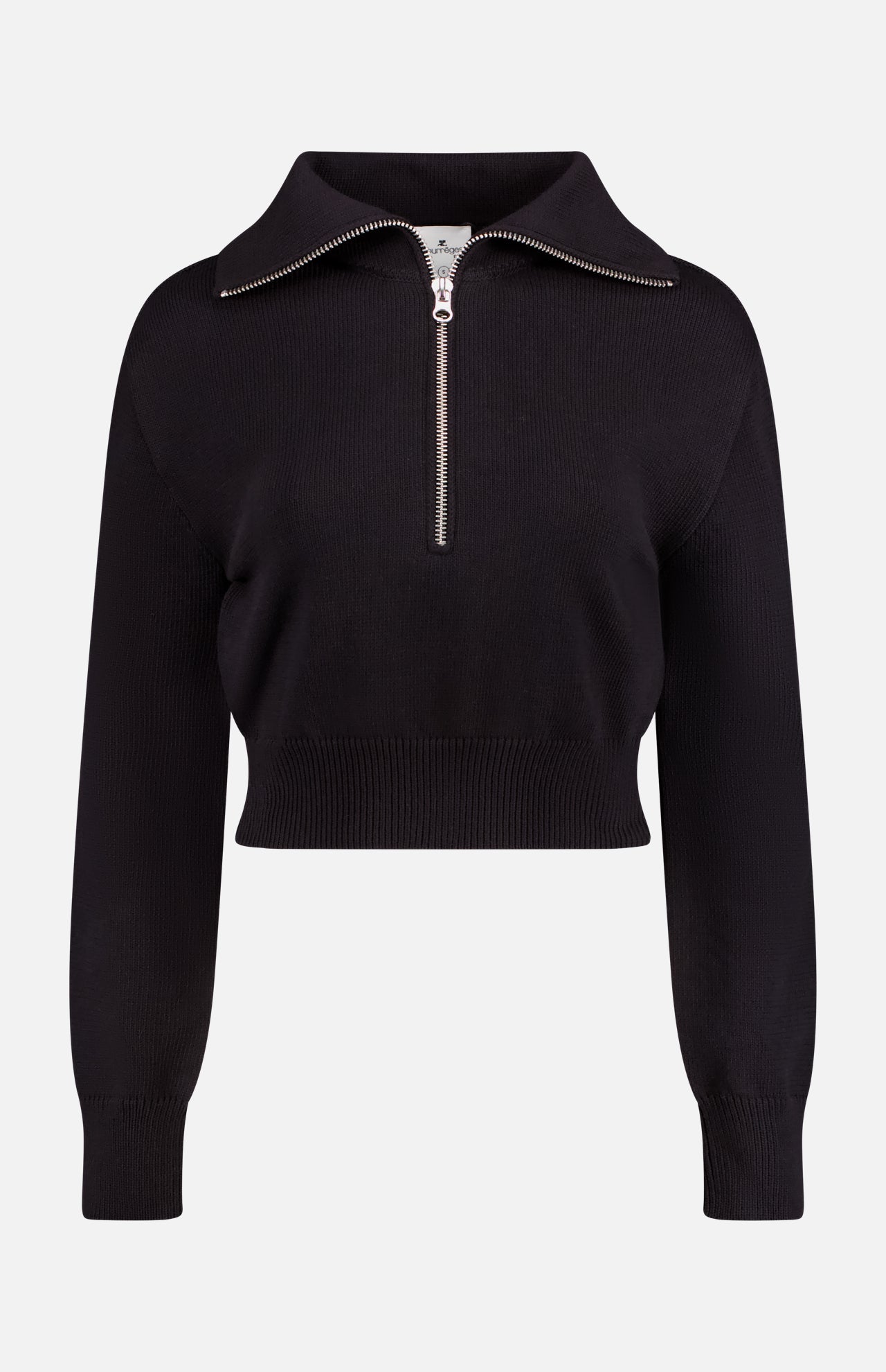 Trucker Cotton Zip Neck Sweater (14622006968683)
