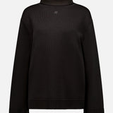 Zipped Maxi Mockneck Sweater (7700191346803)