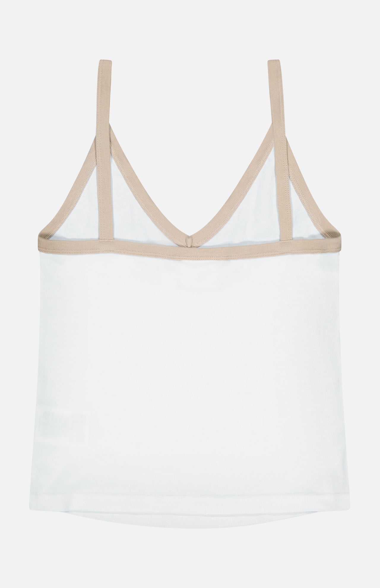 Contrast V-Neck Tank Top (7391597756531)