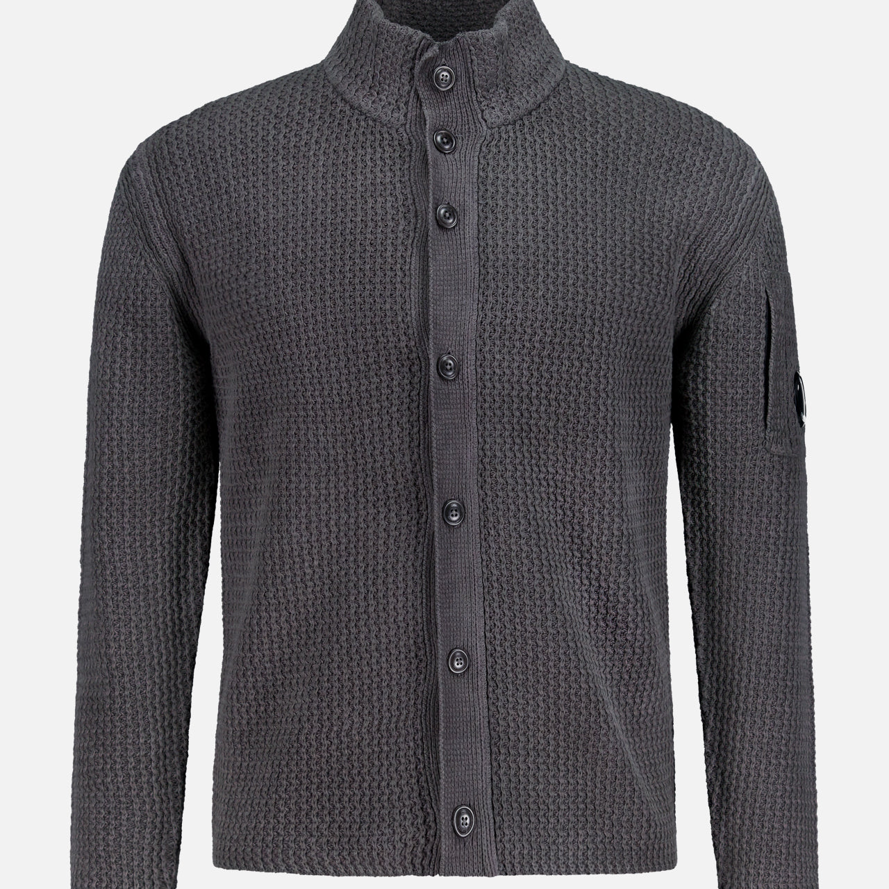 Chenille Cotton Button Up Sweater (14700426920299)