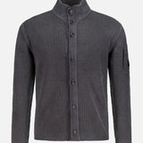 Chenille Cotton Button Up Sweater (14700426920299)