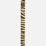 Mija Exotic Belt featuring a tiger-stripe animal print and a gold-toned buckle.