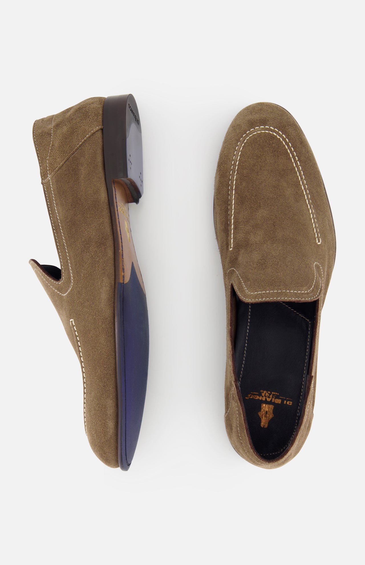 Positano Stitched Suede Loafer (14669118996843)