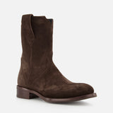 Salvatore Suede Mogano Western Boot